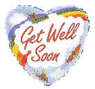 Get Well Rainbow Butterfly 